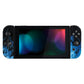 eXtremeRate Dpad Version Replacement Full Set Shell Case with Buttons for Joycon of NS Switch - Blue Flame