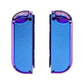 eXtremeRate Dpad Version Replacement Full Set Shell Case with Buttons for Joycon of NS Switch - Chameleon Purple Blue