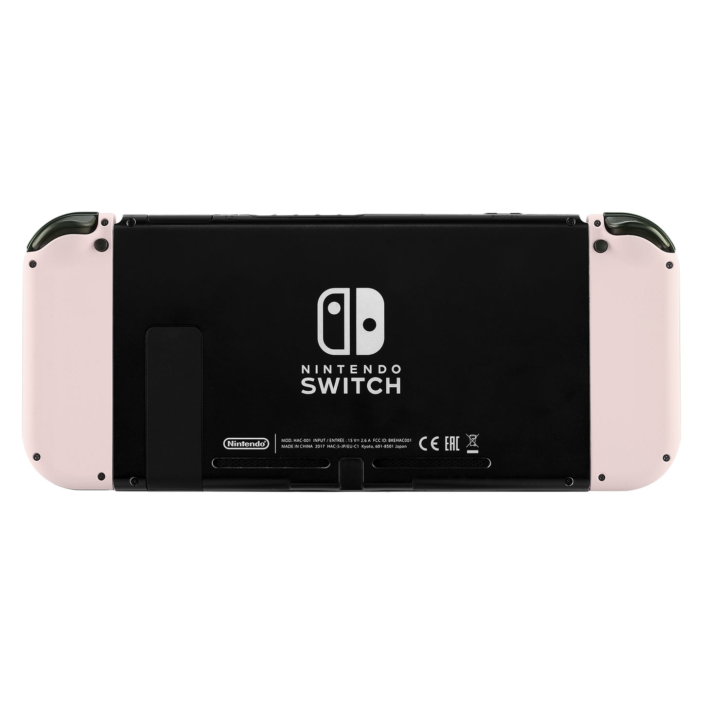 eXtremeRate Dpad Version Replacement Full Set Shell Case with Buttons for Joycon of NS Switch - Cherry Blossoms Pink