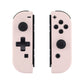 eXtremeRate Dpad Version Replacement Full Set Shell Case with Buttons for Joycon of NS Switch - Cherry Blossoms Pink