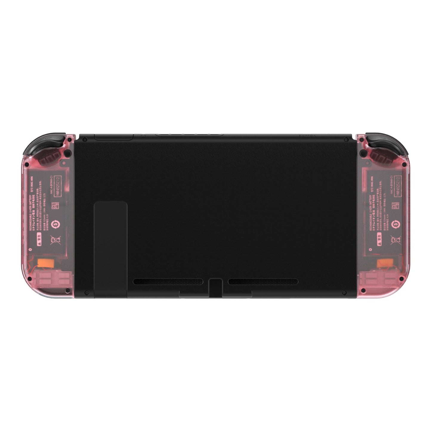 eXtremeRate Dpad Version Replacement Full Set Shell Case with Buttons for Joycon of NS Switch - Cherry Pink