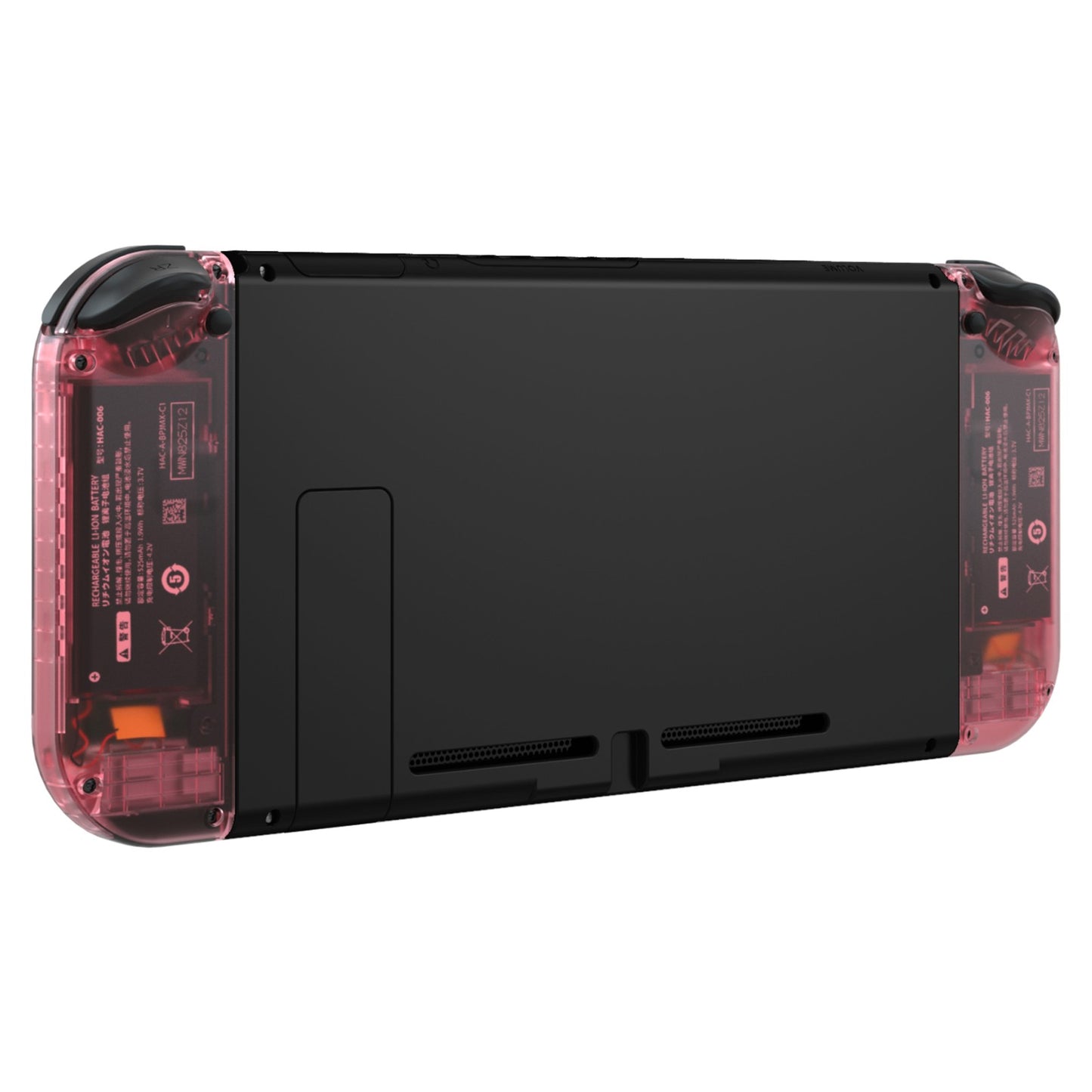 eXtremeRate Dpad Version Replacement Full Set Shell Case with Buttons for Joycon of NS Switch - Cherry Pink