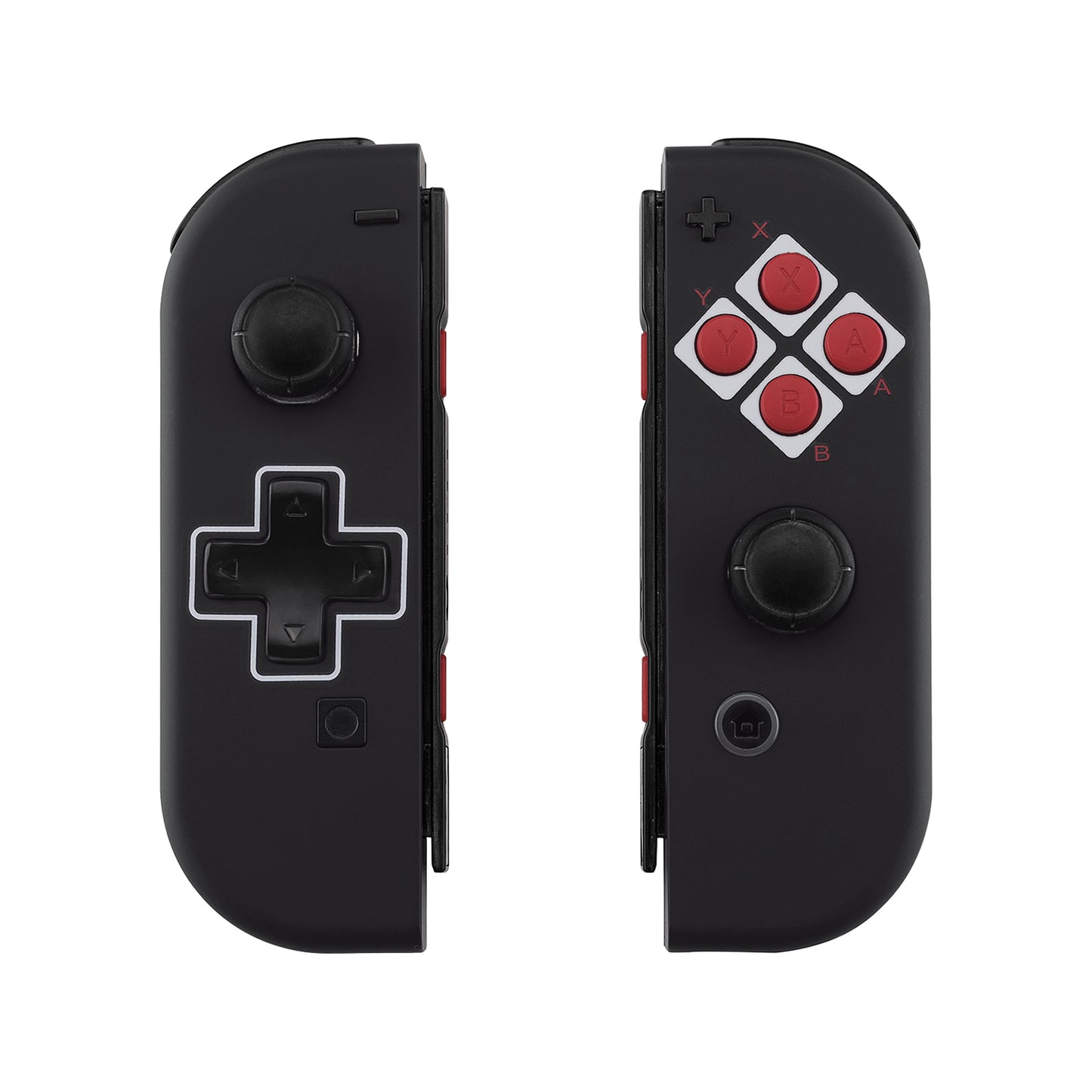 eXtremeRate Dpad Version Replacement Full Set Shell Case with Buttons for Joycon of NS Switch - Classics NES Style