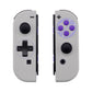 eXtremeRate Dpad Version Replacement Full Set Shell Case with Buttons for Joycon of NS Switch - Classics SNES Style