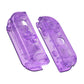 eXtremeRate Dpad Version Replacement Full Set Shell Case with Buttons for Joycon of NS Switch - Clear Atomic Purple