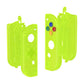 eXtremeRate Dpad Version Replacement Full Set Shell Case with Buttons for Joycon of NS Switch - Clear Lime Green