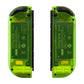 eXtremeRate Dpad Version Replacement Full Set Shell Case with Buttons for Joycon of NS Switch - Clear Lime Green