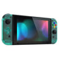 eXtremeRate Dpad Version Replacement Full Set Shell Case with Buttons for Joycon of NS Switch - Emerald Green