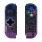 eXtremeRate Dpad Version Replacement Full Set Shell Case with Buttons for Joycon of NS Switch - Gradient Translucent Bluebell