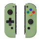 eXtremeRate Dpad Version Replacement Full Set Shell Case with Buttons for Joycon of NS Switch - Matcha Green