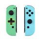 eXtremeRate Dpad Version Replacement Full Set Shell Case with Buttons for Joycon of NS Switch - Mint Green & Heaven Blue