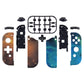 eXtremeRate Dpad Version Replacement Full Set Shell Case with Buttons for Joycon of NS Switch - Orange Star Universe