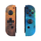 eXtremeRate Dpad Version Replacement Full Set Shell Case with Buttons for Joycon of NS Switch - Orange Star Universe