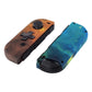 eXtremeRate Dpad Version Replacement Full Set Shell Case with Buttons for Joycon of NS Switch - Orange Star Universe