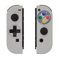 eXtremeRate Dpad Version Replacement Full Set Shell Case with Buttons for Joycon of NS Switch - SNES Classic EU Style