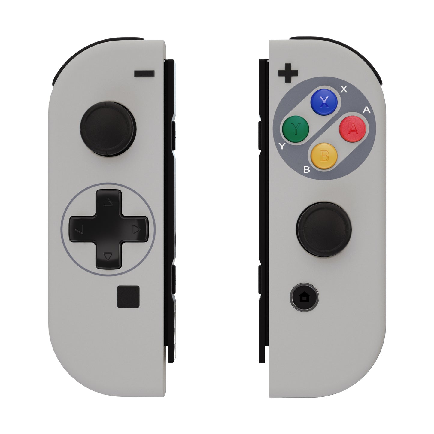 eXtremeRate Dpad Version Replacement Full Set Shell Case with Buttons for Joycon of NS Switch - SNES Classic EU Style