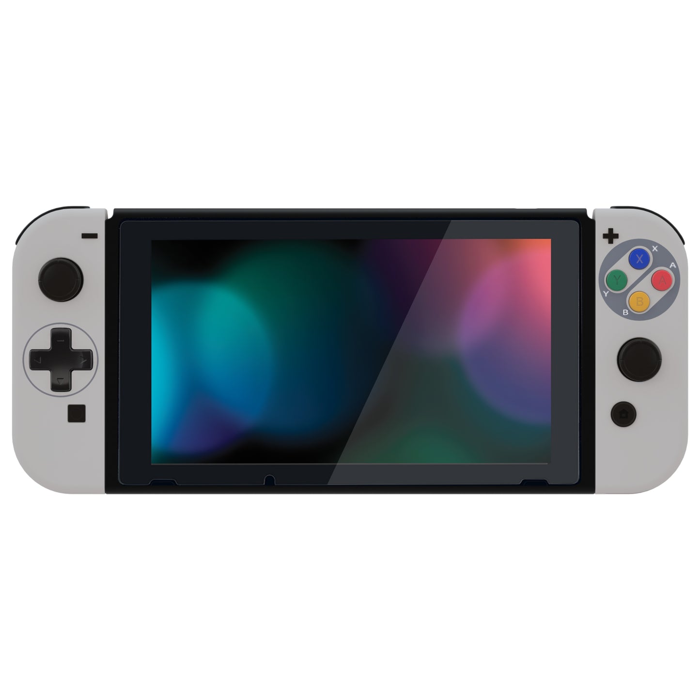 eXtremeRate Dpad Version Replacement Full Set Shell Case with Buttons for Joycon of NS Switch - SNES Classic EU Style