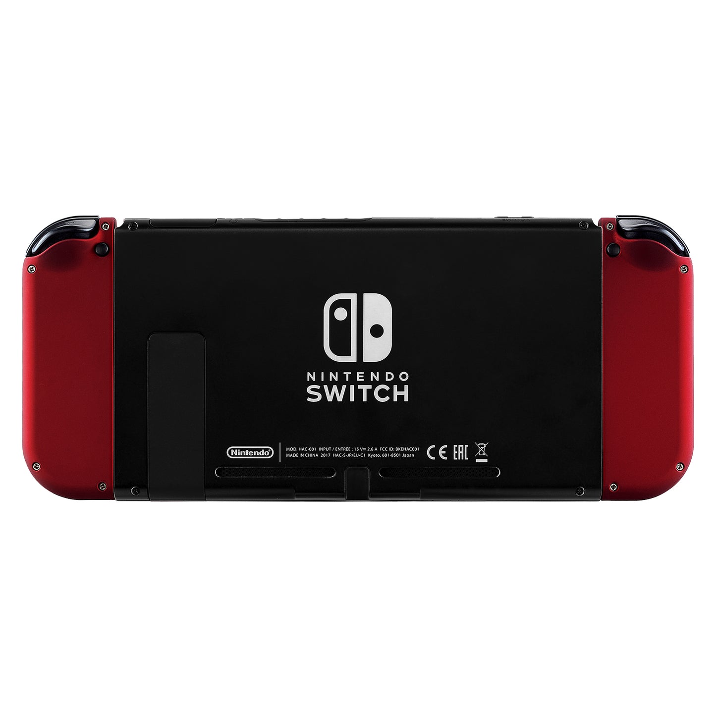 eXtremeRate Dpad Version Replacement Full Set Shell Case with Buttons for Joycon of NS Switch - Scarlet Red