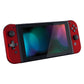 eXtremeRate Dpad Version Replacement Full Set Shell Case with Buttons for Joycon of NS Switch - Scarlet Red