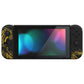 eXtremeRate Dpad Version Replacement Full Set Shell Case with Buttons for Joycon of NS Switch - The Great GOLDEN Wave Off Kanagawa - Black