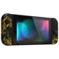 eXtremeRate Dpad Version Replacement Full Set Shell Case with Buttons for Joycon of NS Switch - The Great GOLDEN Wave Off Kanagawa - Black