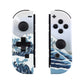 eXtremeRate Dpad Version Replacement Full Set Shell Case with Buttons for Joycon of NS Switch - The Great Wave