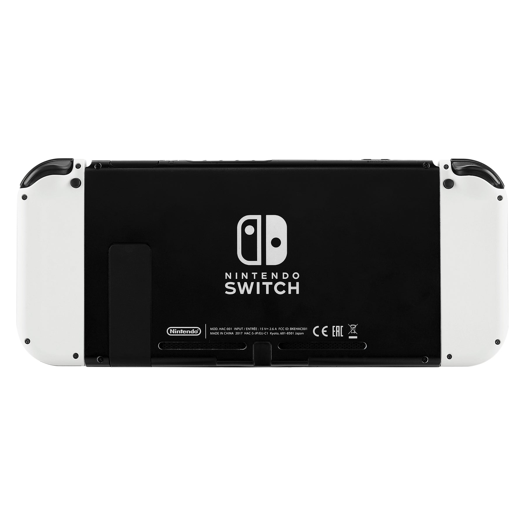 eXtremeRate Dpad Version Replacement Full Set Shell Case with Buttons for  Joycon of NS Switch - White