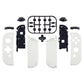 eXtremeRate Dpad Version Replacement Full Set Shell Case with Buttons for Joycon of NS Switch - White