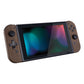 eXtremeRate Dpad Version Replacement Full Set Shell Case with Buttons for Joycon of NS Switch - Wood Grain