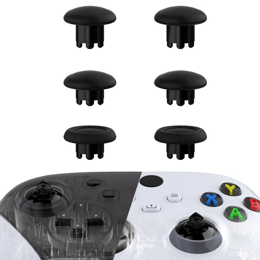 EDGE Sticks Replacement Interchangeable Thumbsticks for Xbox Series X/S & Xbox Core & Xbox One X/S & Xbox Elite V1 & NS Switch Pro Controller - Black eXtremeRate
