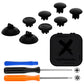 EDGE Sticks Replacement Interchangeable Thumbsticks for Xbox Series X/S & Xbox Core & Xbox One X/S & Xbox Elite V1 & NS Switch Pro Controller - Black eXtremeRate