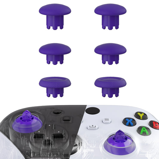 EDGE Sticks Replacement Interchangeable Thumbsticks for Xbox Series X/S & Xbox Core & Xbox One X/S & Xbox Elite V1 & NS Switch Pro Controller - Purple eXtremeRate