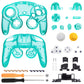 eXtremeRate Replacement  Faceplate Backplate with Buttons for Nintendo GameCube Controller NGC - Emerald Green