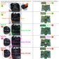 eXtremeRate Face Clicky Kit for PS5 Controller BDM-010 & BDM-020, Custom Hard Silicone Tactile Switch Dpad Action Buttons for PS5 Controller