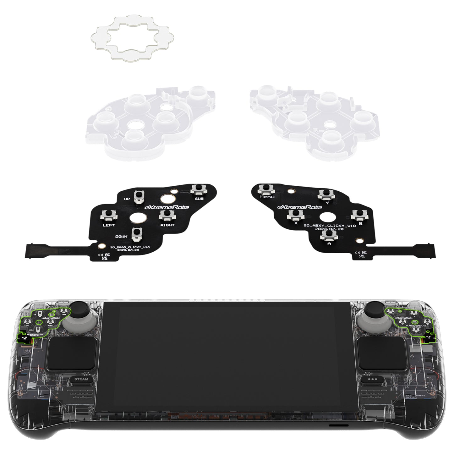 eXtremeRate Face Clicky Kit for Steam Deck Console eXtremeRate