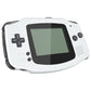 eXtremeRate GBA Replacement Full Set Buttons for Gameboy Advance - Transparent Clear Black