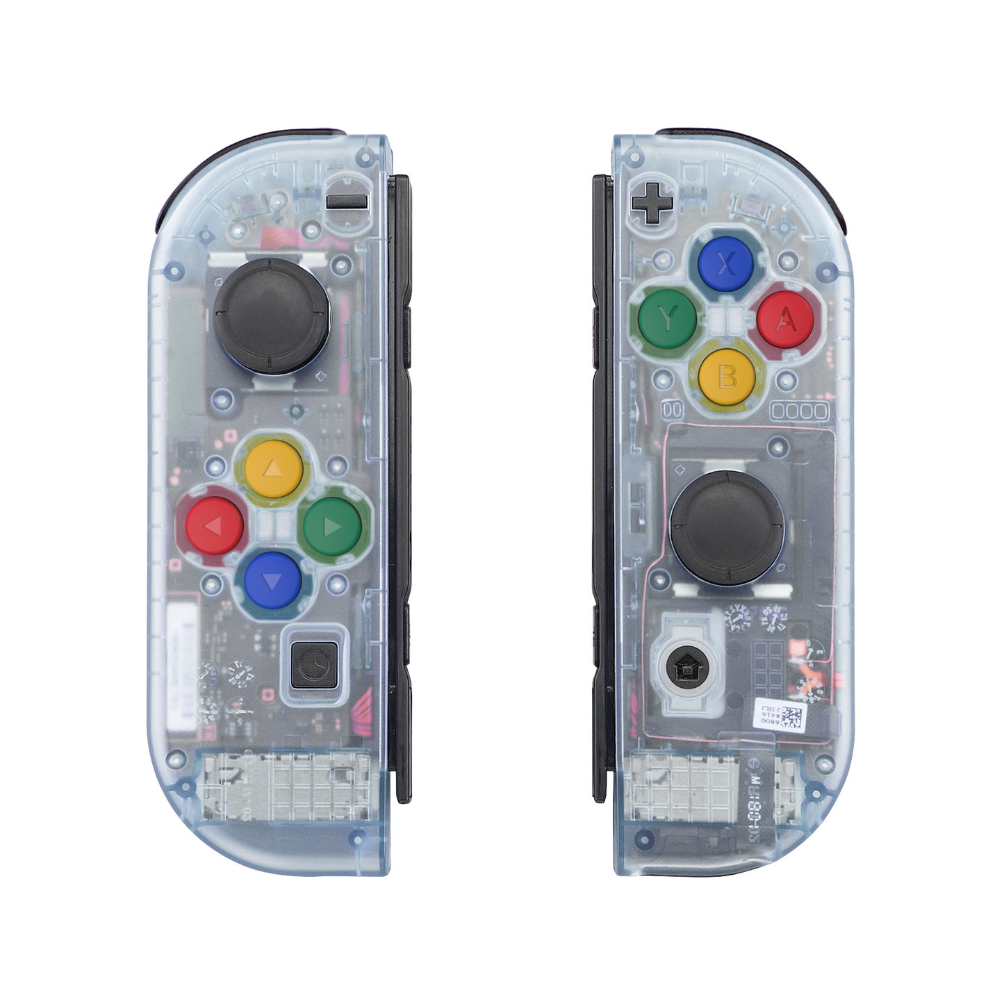 eXtremeRate Replacement Full Set Shell Case with Buttons for Joycon of NS Switch - Glacier Blue