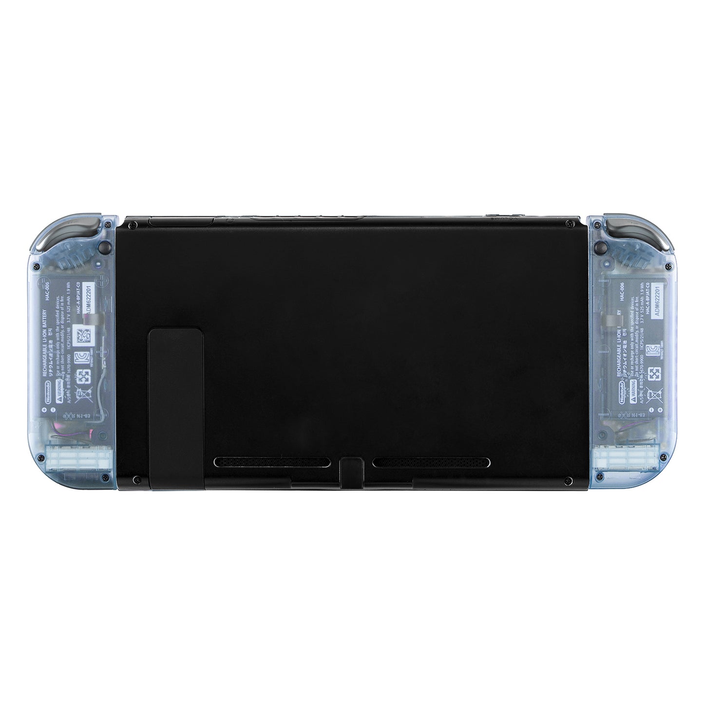 eXtremeRate Replacement Full Set Shell Case with Buttons for Joycon of NS Switch - Glacier Blue