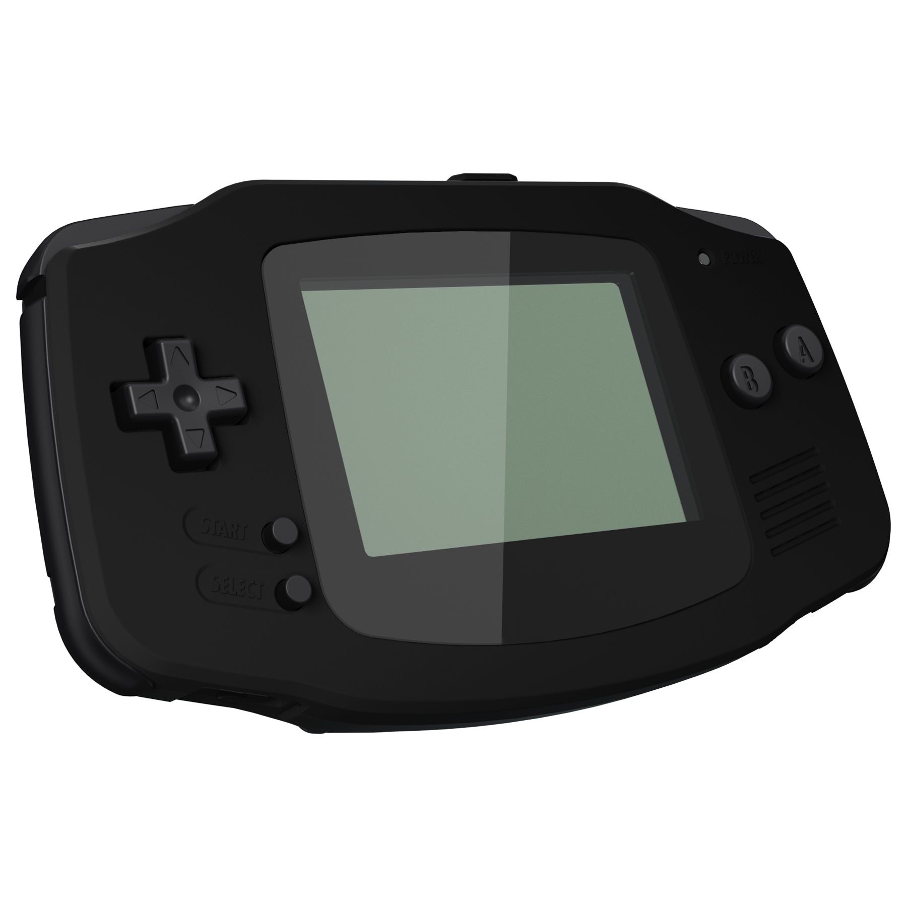 eXtremeRate IPS Ready Upgraded GBA Replacement Full Set Shells with Buttons for Gameboy Advance, Compatible with Both IPS & Standard LCD - Black eXtremeRate