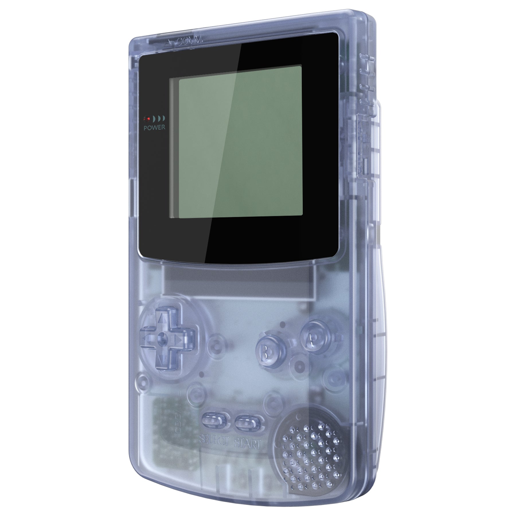 eXtremeRate IPS Ready Upgraded GBC Replacement Full Set Shells with Buttons for Gameboy Color, Compatible with GBC OSD IPS & Regular IPS & Standard LCD - Glacier Blue eXtremeRate
