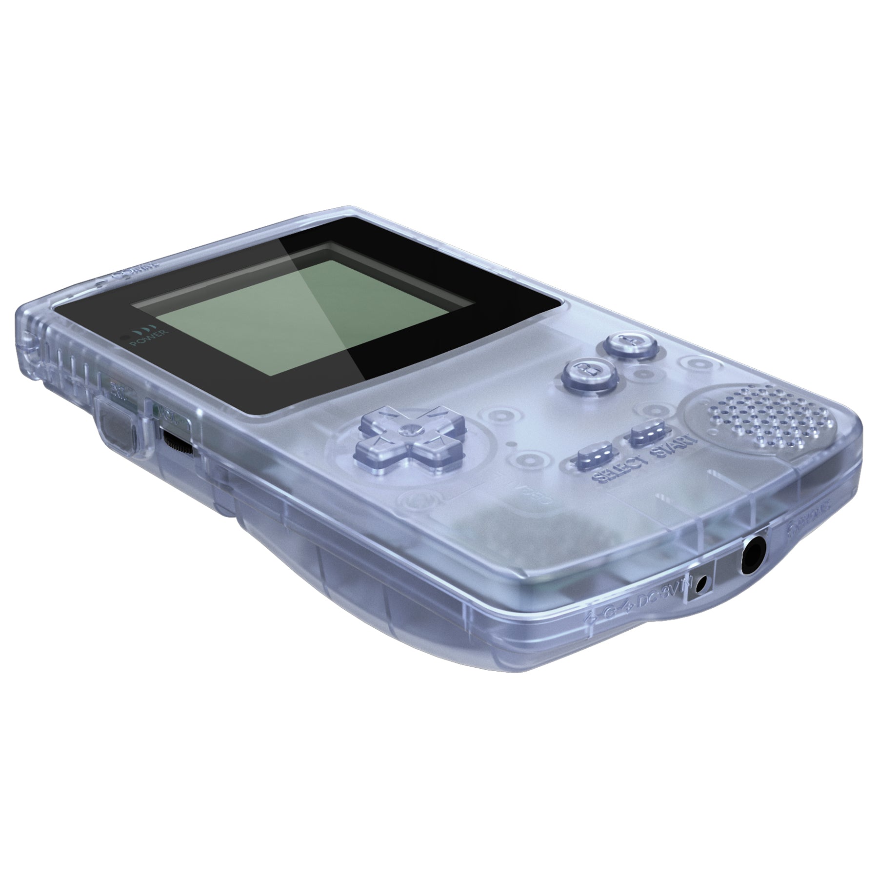 eXtremeRate IPS Ready Upgraded GBC Replacement Full Set Shells with Buttons for Gameboy Color, Compatible with GBC OSD IPS & Regular IPS & Standard LCD - Glacier Blue eXtremeRate