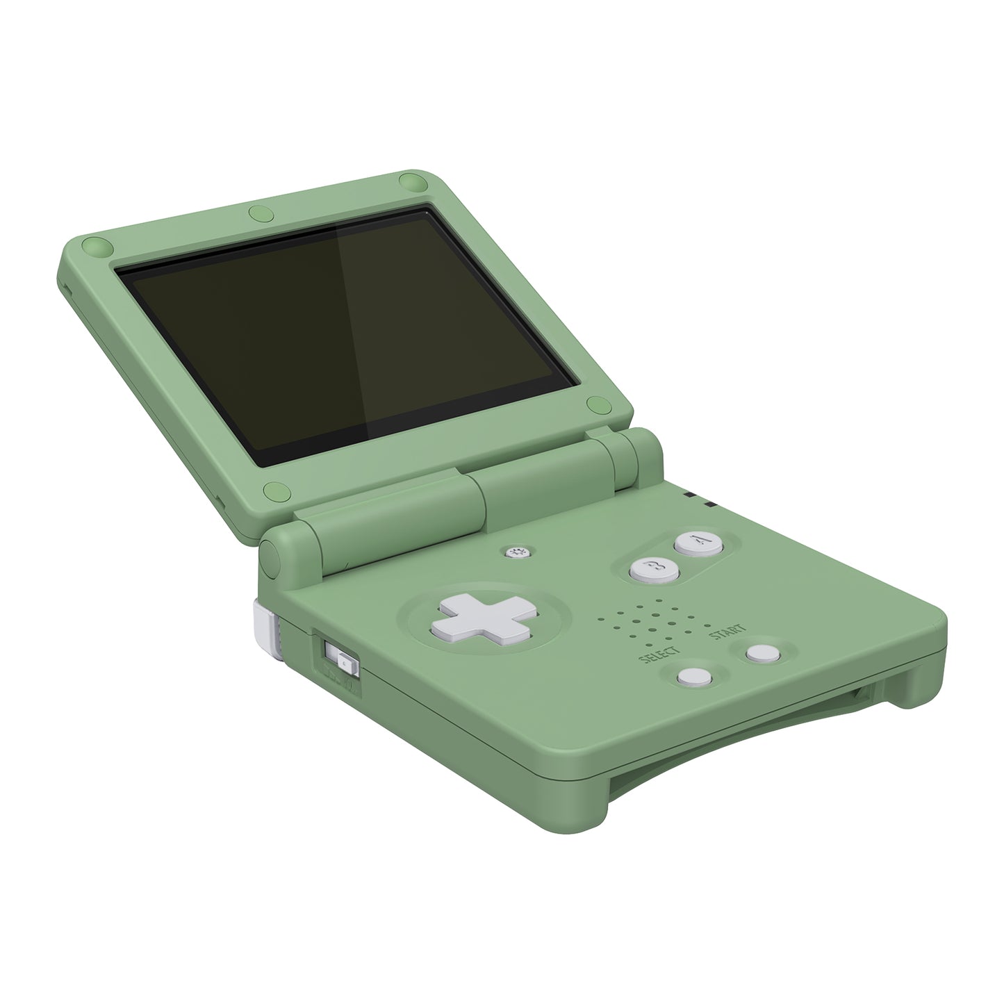 eXtremeRate IPS Ready Upgraded Replacement Full Set Shells with Buttons for Gameboy Advance SP GBA SP, Compatible with Both IPS & Standard LCD - Matcha Green