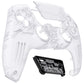 eXtremeRate LUNA Redesigned Replacement Front Shell with Touchpad Compatible with PS5 Controller BDM-010/020/030/040 - Clear eXtremeRate