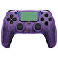 eXtremeRate LUNA Redesigned Replacement Front Shell with Touchpad Compatible with PS5 Controller BDM-010/020/030/040 - Clear Atomic Purple eXtremeRate