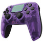 eXtremeRate LUNA Redesigned Replacement Front Shell with Touchpad Compatible with PS5 Controller BDM-010/020/030/040 - Clear Atomic Purple eXtremeRate