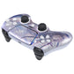 eXtremeRate LUNA Redesigned Replacement Front Shell with Touchpad Compatible with PS5 Controller BDM-010/020/030/040/050 - Crystal Dragon