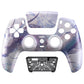 eXtremeRate LUNA Redesigned Replacement Front Shell with Touchpad Compatible with PS5 Controller BDM-010/020/030/040/050 - Crystal Dragon