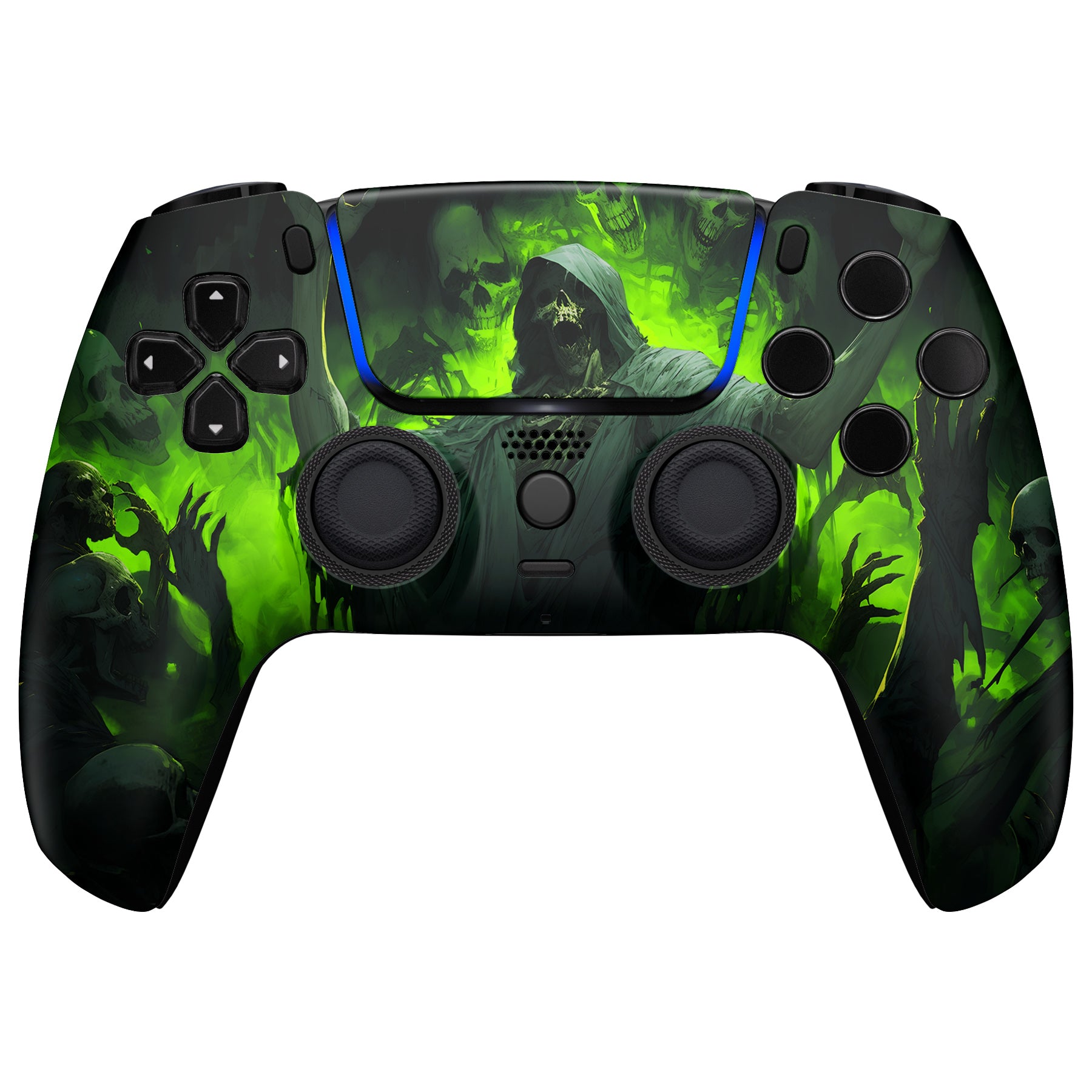 eXtremeRate LUNA Redesigned Replacement Front Shell with Touchpad Compatible with PS5 Controller BDM-010/020/030/040 - Dark Carnival eXtremeRate