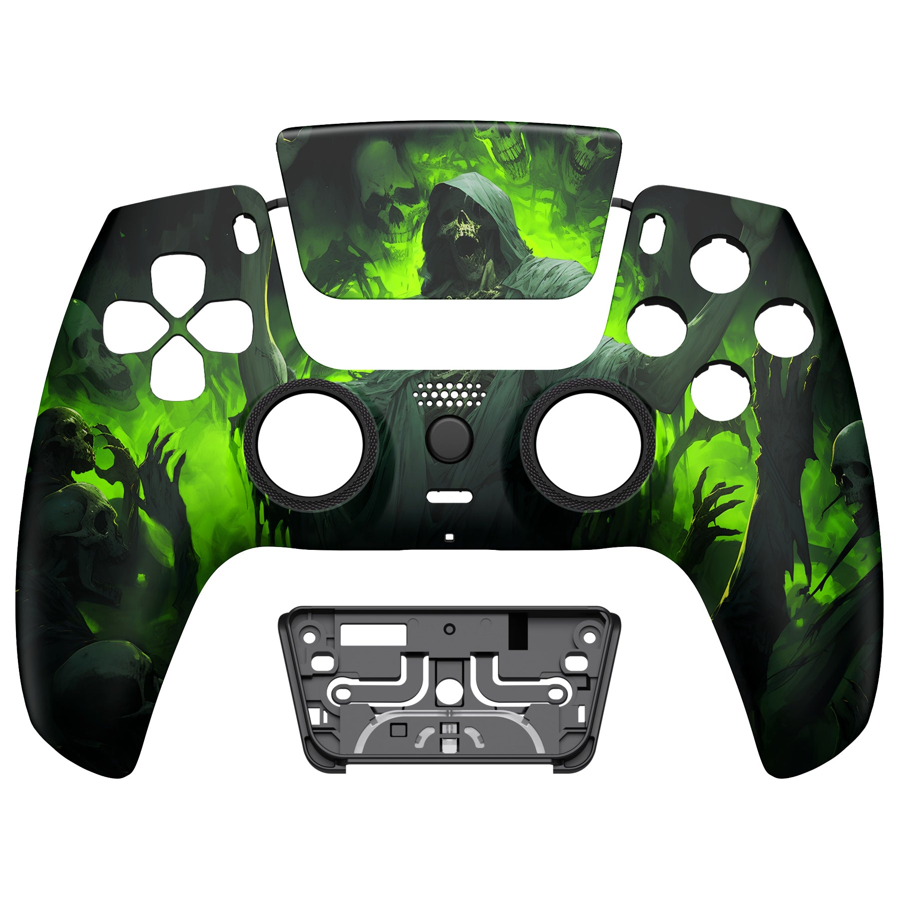 eXtremeRate Luna Redesigned Dark Carnival Front Shell Touchpad ...
