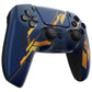 eXtremeRate LUNA Redesigned Replacement Front Shell with Touchpad Compatible with PS5 Controller BDM-010/020/030/040 - Glow in Dark Mecha - Orange eXtremeRate